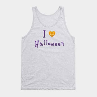 I Love Halloween - Jack-o-Lantern Tank Top